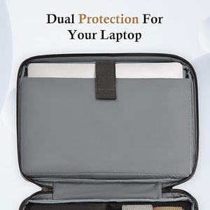 Authentic Brown Leather <b>Laptop</b> <b>Bag</b> with Premium Stitching Spacious Main Compartment Casual Style Waterproof Zipper Closure - Product Image 2