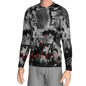 Camisa de pesca funcional con bolsillos utilitarios en el pecho con ventilación en la espalda y material ligero con tela de secado rápido a precio barato - Product Image 6