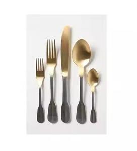 Juego de Cubiertos de Acero Inoxidable Ecológico, Tenedor, Cuchara, Cuchillo, Cubiertos para el Hogar, Cocina, Restaurante - Product Image 1