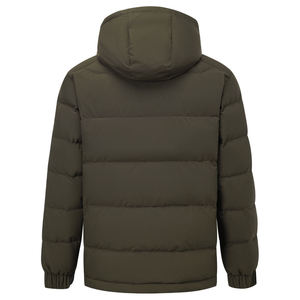 Men's Premium Quality Custom Quilted <b>Waterproof</b> High Quality Winter <b>Warm</b> Oversize Puffer Jacket Solid Zip up Casual Style XS - Product Image 2