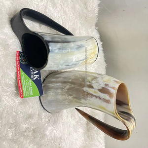 Ox AfricanHorn Classic Style Beer Glasses Vintage Viking Design Shot Glass <b>Drinkware</b> for Home Hotel Use Collectible Shot Glasses - Product Image 1