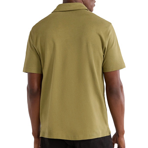 Chemise pour homme avec logo personnalisé imprimé, tricotée, écologique, avec poche, tissu respirant, service OEM, usine du Bangladesh - Product Image 3