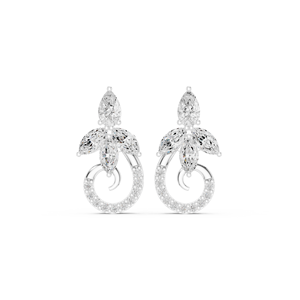 Diseño DE CORONA DE LUJO 925 Plata Hip Hop Joyería de moda Iced Out Moissanite Pendientes de diamantes Listo para enviar - Product Image 6