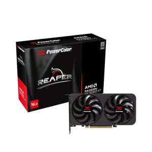 P o W e r C o l o r Reaper R a d e o n RX 9060 XT 16GB GDDR6 PCIe 5,0 VGA RX 9060 XT Tarjeta de video Salida DP Gaming PC Ventilador de escritorio - Product Image 1