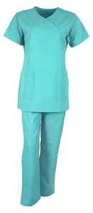Premium Quality Hospital Medical <b>Uniform</b> <b>Scrub</b> Sets Broadcloth Fabric Women's Customized Colors Custom Logo OEM Service - Product Image 2