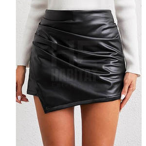 กระโปรงหนังแท้สำหรับผู้หญิง ขนาดสั่งทำได้ เนื้อผ้านุ่ม ระบายอากาศดี เหมาะสำหรับใส่ทำงานและใส่ในช่วงเย็น - Product Image 3