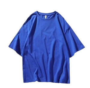 OEM 2025 más vendido personalizado su marca Logo 100% algodón camiseta en blanco hombres camisetas lisas Casual hombres camisetas - Product Image 1