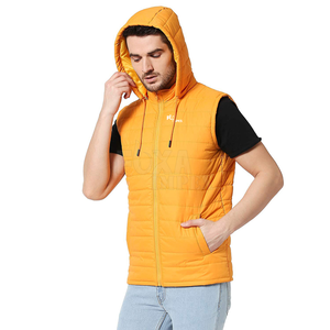 เสื้อแขนกุดสำหรับผู้ชายเสื้อแขนกุดผ้าฝ้ายขนเป็ดน้ำหนักเบาออกแบบได้เองสำหรับชีวิตประจำวันฤดูหนาว - Product Image 5