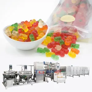 TG 2024 very cheap useful vitamins probioticos 600kg gummy bear candy popper depositor production making machine automatic