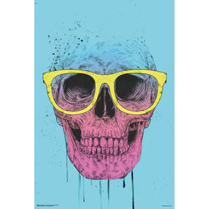 โปสเตอร์ติดผนังลายหัวกะโหลกสไตล์ป๊อปอาร์ต - Product Image 1