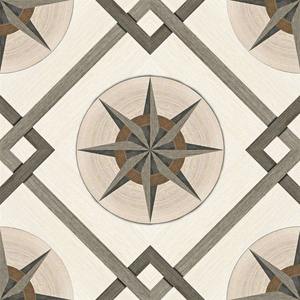 กระเบื้องปูพื้นไม้เซรามิกดิจิตอลขนาด400x400มม. กระเบื้องปูพื้นลายหินอ่อนดูหินอ่อนเคลือบสำหรับห้องโถงห้องครัวห้องน้ำ - Product Image 2