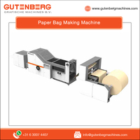Máquinas para fabricar bolsas de papel completamente automáticas de Grado Superior 150-260 Pcs/Min Velocidad de bolsas para plantas de fabricación