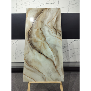 CARREAUX DE SOL EN PORCELAINE ÉMAILLÉE POLI 600X1200MM HAUTE BRILLANCE DES INTÉRIEURS DE VIE DE LUXE MISE À NIVEAU - Product Image 4