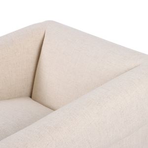 Silla moderna tapizada decorativa con marco de madera - Product Image 4