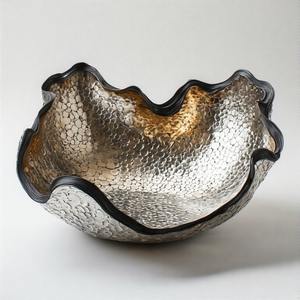 LuxeSphere Premium Bowl Royal Cradle Brass Bowl ware Décoration Dates Bols à fruits secs au chocolat pour améliorer la salle à manger - Product Image 4