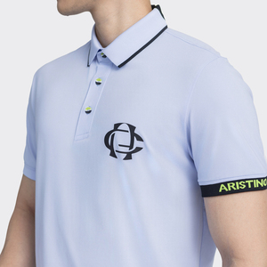 Aristino Hommes Golf pour Broadcloth 58% Polyester 34% Nano Bambou Charbon de Bois 8% Spandex Solide 200g Smart Casual Vente en Gros Chaud - Product Image 6