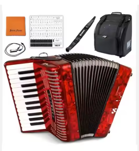 ¡GRAN OFERTA! Nuevo Acordeón de Piano de 12 Bajos para Principiantes, Modelo 1303-ROJO - Product Image 2