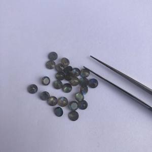 Pierres de labradorite naturelles de 4 mm, rondes, facettées, certifiées IGI, vente en gros, pierres précieuses en vrac, prix d'usine, fournisseur en ligne - Product Image 3