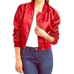 Chaquetas Bomber de Nailon Personalizadas para Mujer, Servicio OEM de Invierno, Diseño Personalizado, Talla XL, Chaqueta de Punto Teñida con Técnicas Impresas de Algodón - Product Image 1