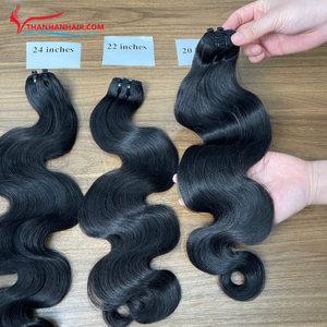 Directement en usine Cheveux Humains Vague de Corps Extension Humaine Vietnamienne Trame de Cheveux Paquets de Vague de Corps - Product Image 5