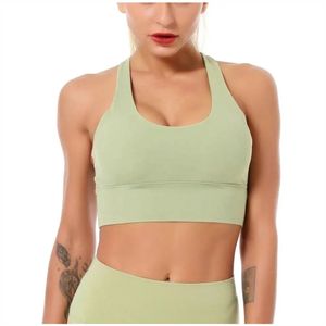 Top Selling Wholesale Fitness Women Sports <b>Bra</b> Fitness Breathable Solid Gym Running High Support Seamless Sports <b>Bra</b> 2026 - Product Image 3