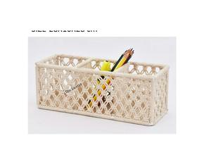 Porte-marqueur de panicule de jute porte-stylo d'aspect moderne de qualité de vente élevée pour l'utilisation de table d'école de bureau en gros - Product Image 3