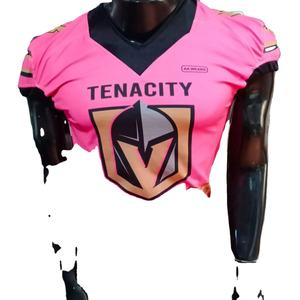 Maillot de football américain fan jersey parent sublimation attirail sergé broderie grande taille personnalisé usine pakistan vraies photos - Product Image 1