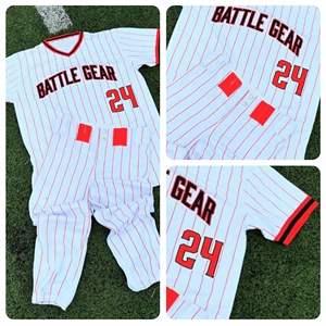 Uniformes de baseball sublimés personnalisés de haute qualité Maillots d'équipe respirants pour jeunes joueurs adultes Prix de gros Commandes en gros - Product Image 4