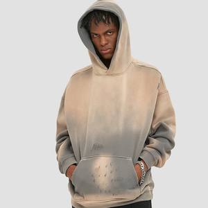 Calidad competitiva Sun Faded Hoodie fácil de usar para lavar cómodos transpirables básicos algodón mezclado Hombres Sudaderas con capucha precio razonable - Product Image 1