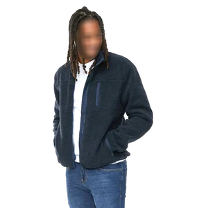 2025 bleu marine couleur bonne qualité avec taux de gros nouveau produit à la mode léger vêtements d'hiver Sherpa polaire vestes - Product Image 6