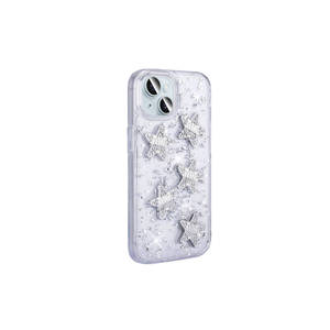 Coque de luxe Netzy pour iPhone 14 Plus avec paillettes Airbag - Housse en silicone rose scintillante - Product Image 6
