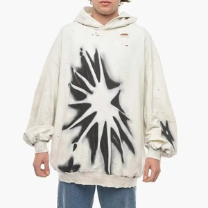 Venta al por mayor 2025 sudaderas con capucha de invierno de alta calidad personalizado hombres Casual 100% algodón de gran tamaño polar transpirable Stock profesional más - Product Image 1