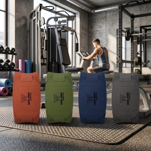Ceinture de maintien lombaire robuste et respirante sans couture en néoprène avec fermeture auto-agrippante pour la musculation, la course à pied et l'entraînement en salle de sport - Product Image 3