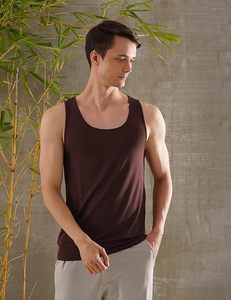 Débardeur de sport d'été respirant pour hommes, chemise de fitness sans manches en tissu extensible de coupe classique pour l'entraînement - Product Image 2
