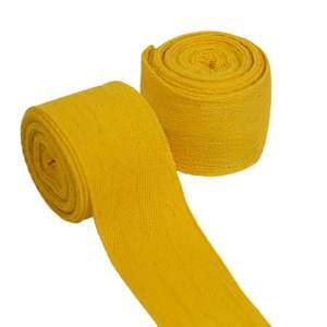 Bandes de boxe rapides en coton blanc de haute qualité pour l'entraînement physique professionnel, durables, avec coussin en gel respirant, écologiques, confortables et imprimées - Product Image 3