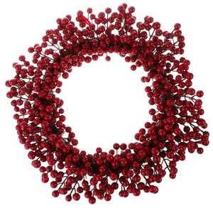 Handmade Beaded <b>Christmas</b> <b>Wreath</b> Garland <b>Door</b> Hanging <b>for</b> Home & Garden Decoration at Lowest Price - Product Image 5