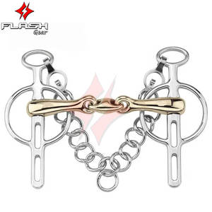 Alta calidad Sprengers Racing Liverpool M en forma de broca de caballo suave acolchado alemán boquilla de plata con acero inoxidable Suelto - Product Image 4