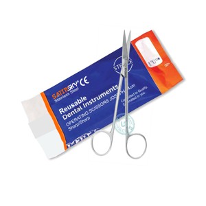 Tijeras Deaver Rectas Afiladas/Planas de Carburo de 14 cm, Tijeras Dentales y Quirúrgicas de Acero Inoxidable Fabricadas con AISI 420 - Product Image 3