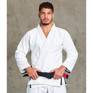 Kimono d'arts martiaux en coton 100% extensible, anti-rétrécissement, séchage rapide, 550g, broderie personnalisée, imprimé, pour le Jiu-Jitsu brésilien (BJJ) - Product Image 1