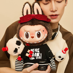 Labubu popmart ตุ๊กตาไวนิลขนาด38ซม., กล่องของขวัญตุ๊กตาไวนิลขนาด1/12สำหรับทั้งชายและหญิง - Product Image 6