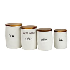 Ensemble de boîtes métalliques modernes de 3 pièces de meilleure qualité avec couvercle en bois pour les condiments de fête, styles de couverture de stockage disponibles à la vente - Product Image 4