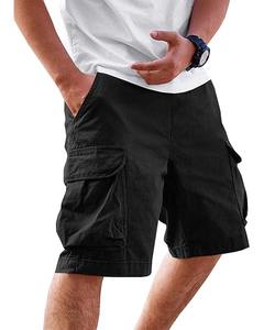 Short de gymnastique de haute qualité pour hommes, couleur personnalisée, short de basket-ball décontracté en coton avec cordon de serrage, motif solide, taille moyenne, fournisseur pakistanais - Product Image 4