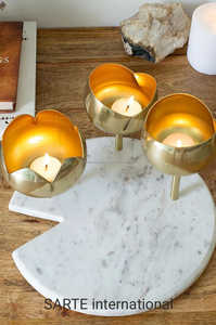 Tendance fait à la main en marbre naturel plateau de service luxe élégant plateau pour cuisine hôtel fête mariage décor en vrac en gros - Product Image 4
