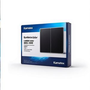 Panneau solaire monocristallin HJT noir haute efficacité Kamtex Solar KMX-180W pour toiture - Product Image 2