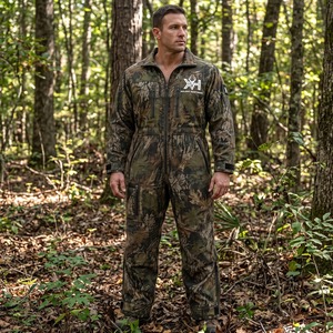 Combinaison de chasse légère camouflage une pièce 160 GSM, personnalisable OEM, vente en gros - Product Image 5