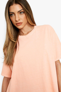 Camisetas de manga corta de gran tamaño para mujer, Camiseta holgada de algodón y poliéster, Camiseta deportiva de talla grande para mujer - Product Image 4