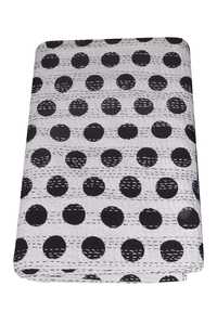 Venta al por mayor de edredones de trabajo Kantha Vintage indio colcha mantas edredón en tamaño Queen juegos de cama hechos a mano Kantha bohemio - Product Image 4