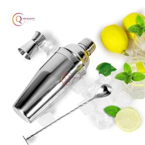 Shaker à cocktail fait à la main de la plus grande qualité avec couleur argent brillant poli avec agitateur à cocktail Fournitures pour hôtel et bar - Product Image 6