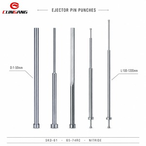 Poinçons d'éjection CUNGANG DIN 1530 en acier SKD61 pour moules d'injection plastique - Product Image 1