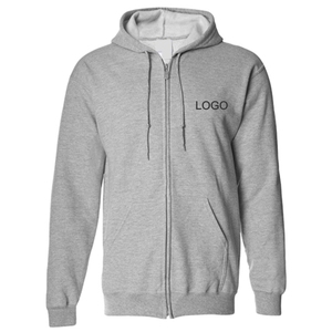 Custom Design Logo Unisex Blank Full Face Zip Hoodies - Product Image 3